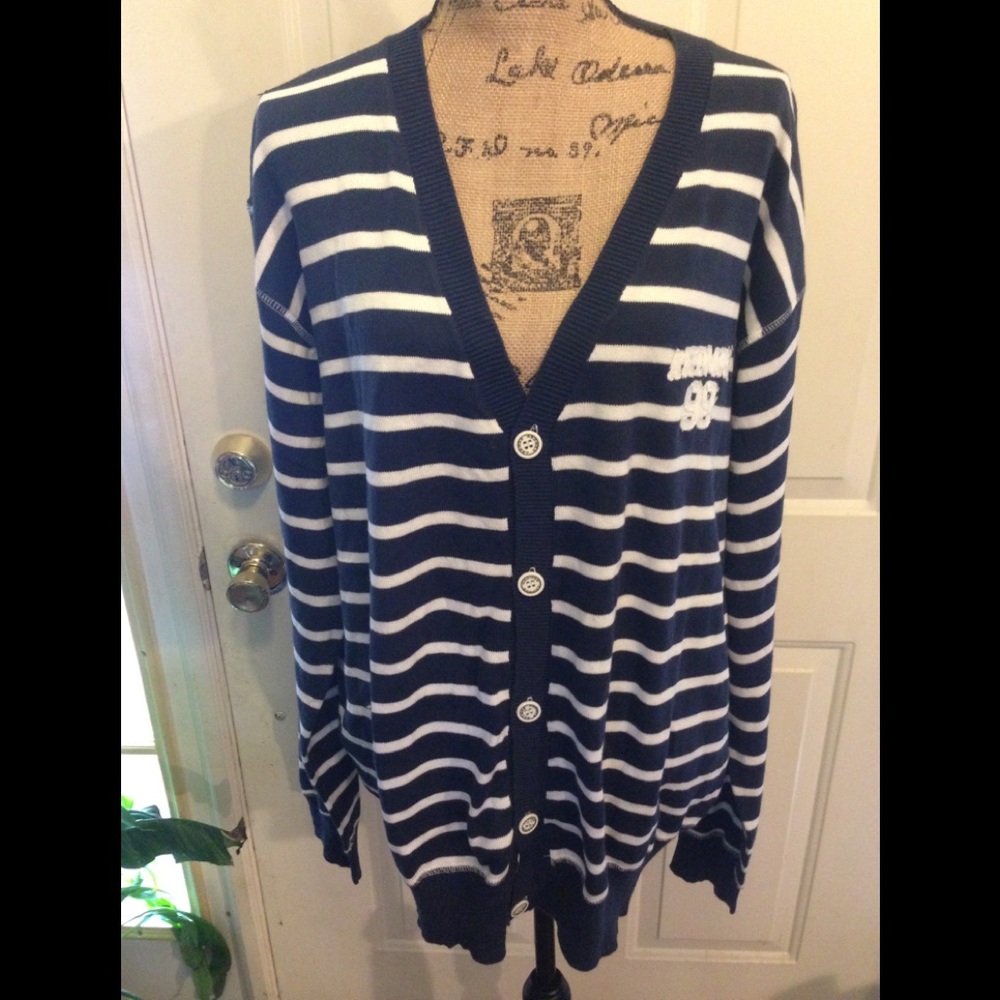 NWT Men's AKDMKS Collegiate Cardigan